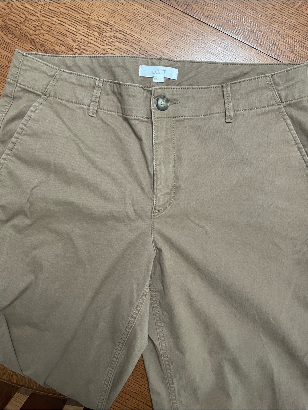 LOFT Women’s 12 Tall Khaki Straight Chino Pants